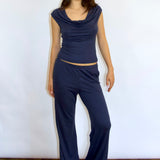 SCG MADE | Shelly Cupro Low-rise Pants