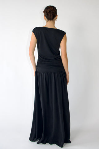 Isla Cupro-blended Maxi Dress