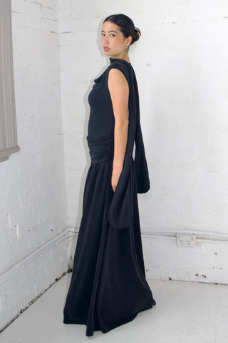 Isla Cupro-blended Maxi Dress