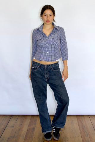 Madison button up fitted shirt
