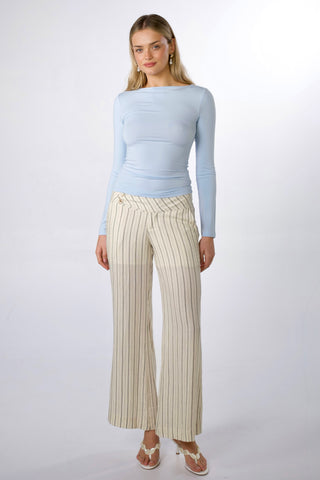 Carolyn Bamboo Boatneck Top