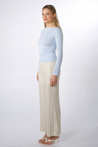 Carolyn Bamboo Boatneck Top