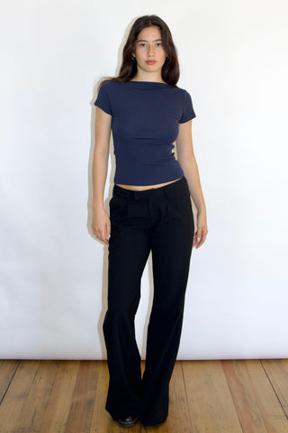 Elise Boatneck Short Sleeves Top