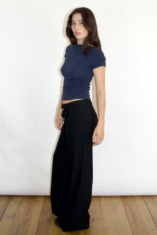 Elise Boatneck Short Sleeves Top