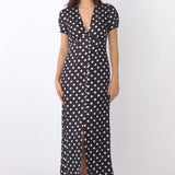 SCG MADE |Sera Button-Front Midi Dress