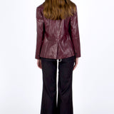 SCG MADE | Sloane 90 年代风格仿皮西装外套