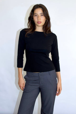 Clara 90s Basic 3/4 Sleeve Top
