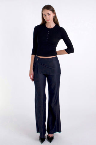 Tierra Low-rise Layer Tencel Pants