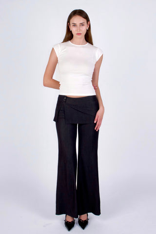 Tierra Low-rise Layer Tencel Pants
