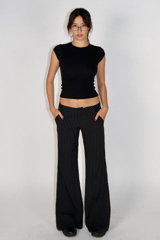 90s Basic Cap Sleeve Cotton Baby Tee