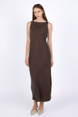 Caroline Cupro-blended Maxi Dress