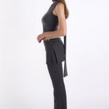 SCG MADE | Sonia Low-rise Layered Skirt Pants
