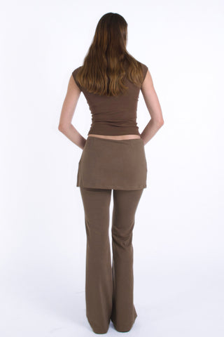 Sonia Low-rise Layered Skirt Pants