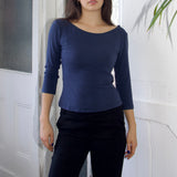 SCG MADE | Clara 90s Basic 3/4 Sleeve Top