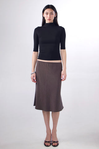Christy Bamboo Mock Neck 3/4 Sleeve Top