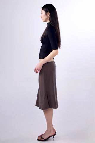 Christy Bamboo Mock Neck 3/4 Sleeve Top