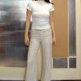 SCG MADE | Lucy Low-rise Linen-blended Trousers