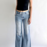 SCG MADE | Rita Low-rise Jeans in Light wash