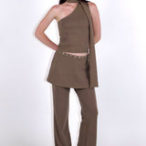 SCG MADE | Sonia Low-rise Layered Skirt Pants