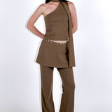 SCG MADE | Sonia Low-rise Layered Skirt Pants