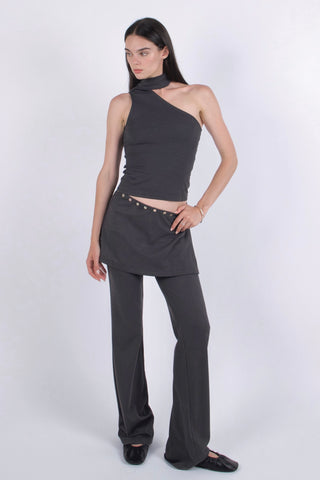 Sonia Low-rise Layered Skirt Pants