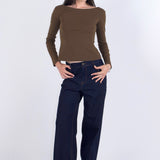 SCG MADE | Clara 90 年代基本款 3/4 袖上衣