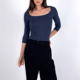 SCG MADE | Frankie 方领 3/4 袖上衣