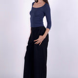 SCG MADE | Frankie 方领 3/4 袖上衣