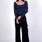 SCG MADE | Margaux Long Sleeve Square Neck Top