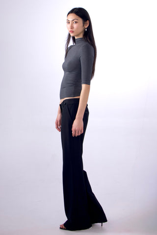 Christy Bamboo Mock Neck 3/4 Sleeve Top