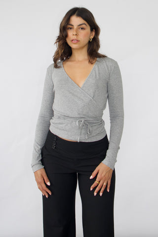 Noémie 90s Wrap Top