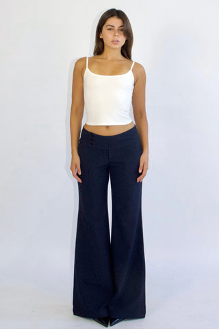 Evelyn Low-rise Striped Trousers