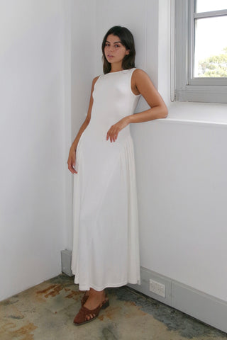 SCG MADE |Rene 船领铜氨混纺长裙