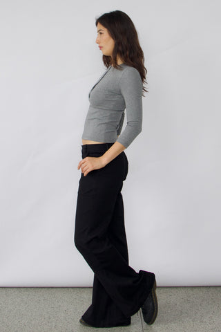 Jamie 3/4 sleeves henley top