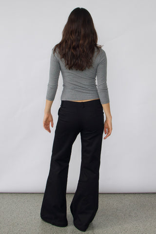 Jamie 3/4 sleeves henley top