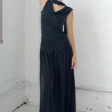 SCG MADE |Isla Cupro-blended Maxi Dress