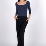 SCG MADE | Frankie 方领 3/4 袖上衣