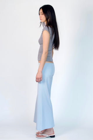 Studio Low-Rise Fold-Over Ankle Pants