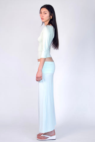 Studio Low-Rise Fold-Over Ankle Pants