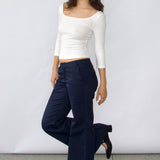 SCG MADE | Lucy Low-rise Cotton Cargo Pants