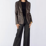 SCG MADE | Sloane 90 年代风格仿皮西装外套