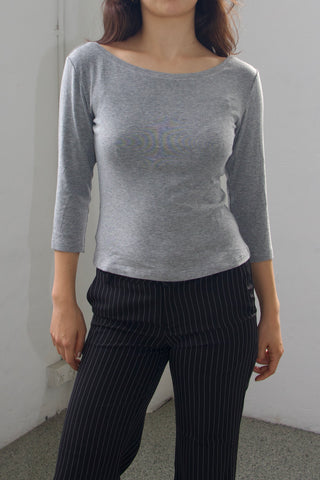 Clara 90s Basic 3/4 Sleeve Top