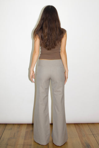 Evelyn Low-rise Striped Trousers