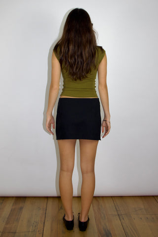 90s Basic Cap Sleeve Cotton Baby Tee