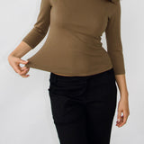 SCG MADE | Clara 90s Basic 3/4 Sleeve Top