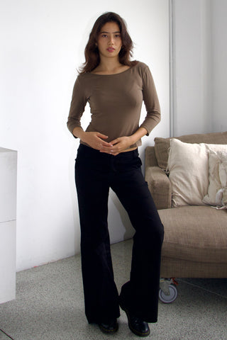 Clara 90s Basic 3/4 Sleeve Top