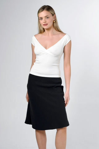 Katherine cap sleeve tee
