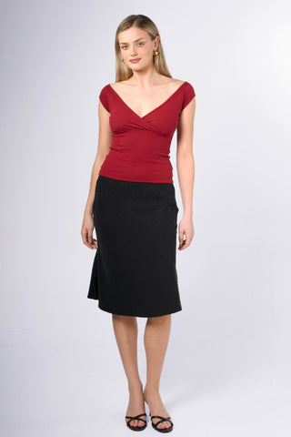 Katherine cap sleeve tee