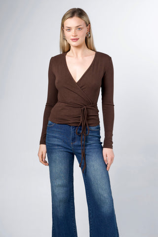 Noémie 90s Wrap Top