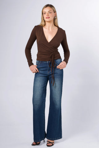 Noémie 90s Wrap Top